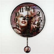 chrome_clock_31_cm_marylin