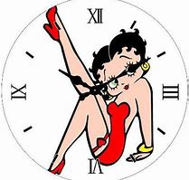 chrome_clock_31_cm_betty_boop_silk