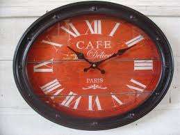 pendule_cuisine_ovale_coffee