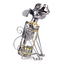 porte_bouteille_metal_chien