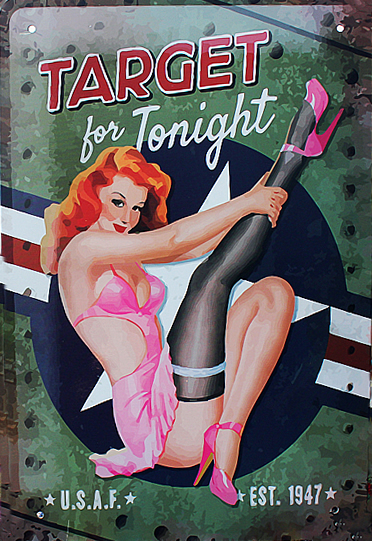 tin_sign_30cm_x_40cm_nose_art_target_for_tonight