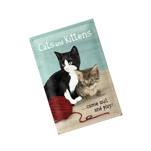 tin_sign_15cm_x_20cm_cats_and_kittens
