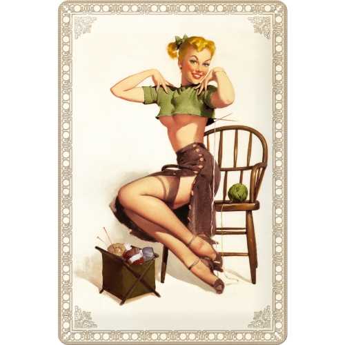 tin_sign_20cm_x_30cm__pin_up_stricken